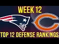 Top 12 Defense DST Rankings Week 12 Fantasy Football