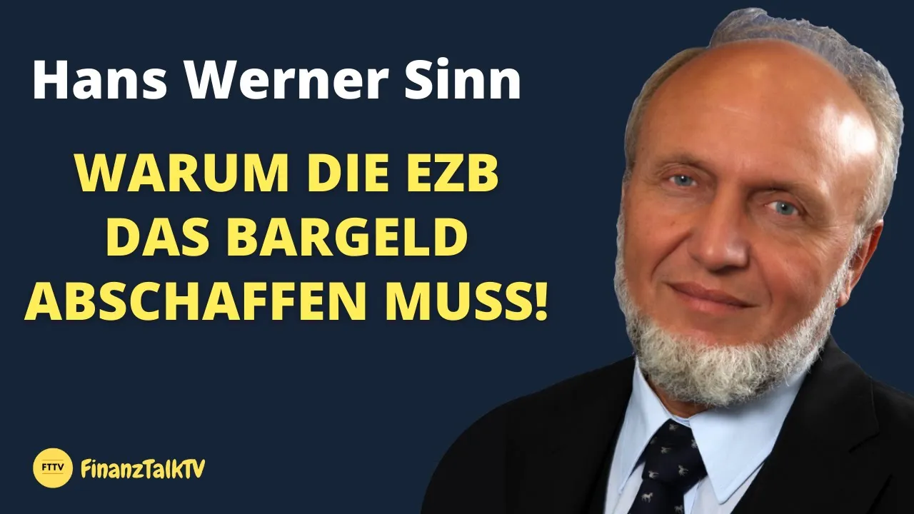 Bargeld abschaffen   Warum die EZB das muss   Hans Werner Sinn
