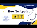 How to Apply for ATT Step-by-Step Guide for NCLEX Candidates