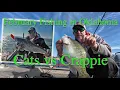Fishing for Bluecats and Crappie after a winter freeze on lake Oologah