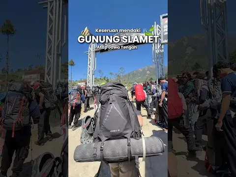 Mendaki gunung tertinggi di Jawa Tengah