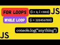 Master FOR LOOPS in JavaScript in Just 5 Minutes