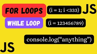 Master FOR LOOPS in JavaScript in Just 5 Minutes