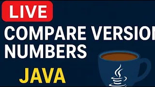 LeetCode 165 Compare Version Numbers Java Live Solution Explanation