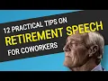 Retirement Speech for Coworkers 12 Practical Tips