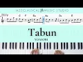 Tabun (Probably) たぶん - YOASOBI | Piano Tutorial (EASY) | WITH Music Sheet | JCMS