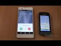 Incoming call \u0026 Outgoing call at the Same time Sony Xperia E5+Nokia c5-03