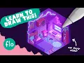 Anyone Can Draw This ISOMETRIC ROOM in PROCREATE