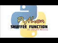 Python Shuffle Function random module