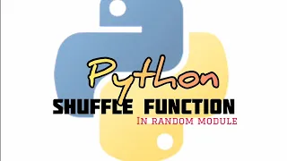 Python Shuffle Function random module
