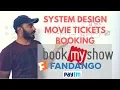 BOOKMYSHOW System Design FANDANGO System Design Software architecture for online ticket booking