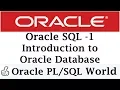 Introduction to Oracle Database Oracle Tutorials for Beginners