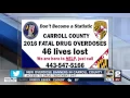 Carroll Co fights drug overdoses with banner