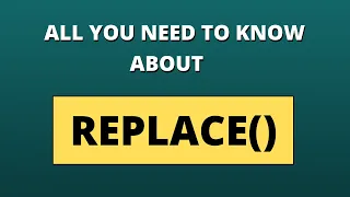 REPLACE function in SQL Using REPLACE function to update column data Krish The Dev