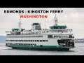 Edmonds - Kingston Ferry Car Ferry Washington USA