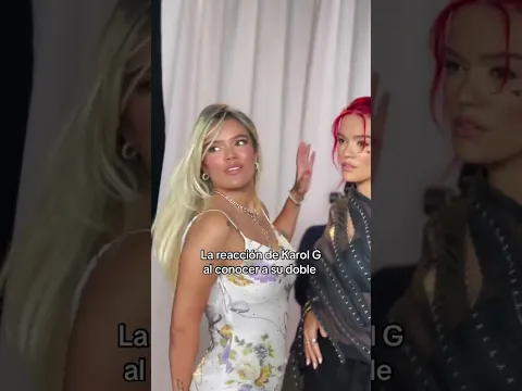 Son identicas ♥️💛🎶🎵 #karolg #bichota #bichota #karolgbichota