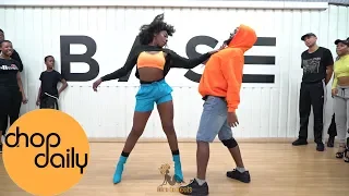 olakira come n do afro in heels dance video patience j choreography chop daily