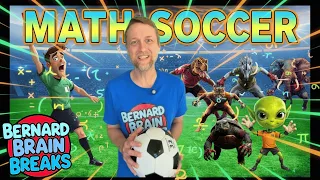 MATH SOCCER Educational Brain Break Exercise for Kids