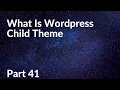What Is Wordpress Child Theme Wordpress Theme Development Part 41 Tech Tian