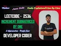 Increment Submatrices by One LeetCode 2536 Prefix Sum Java Code Developer Coder