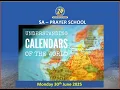 IFU Prayer School Understanding World Calendars SESSION 31 2025