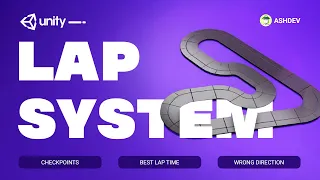 Lap System - checkpoints Timer wrong way alert Unity tutorial