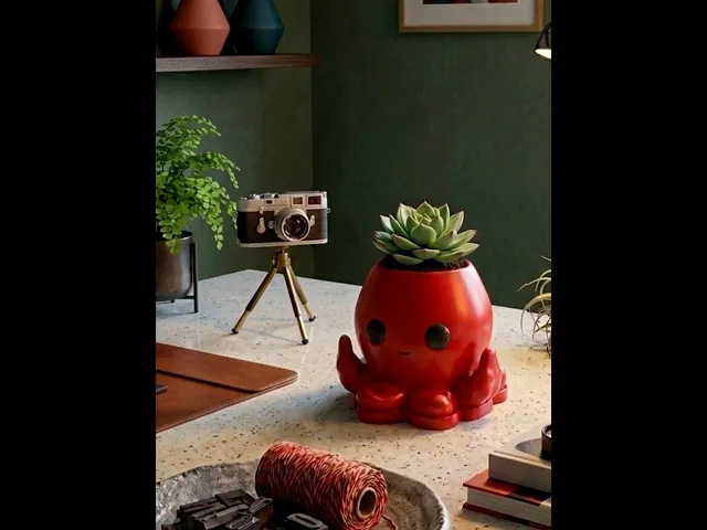 Mini Octopus Animal Planter video thumbnail