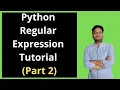 Python Regular Expression Tutorial Part 2 Use of Regular Expressions in Python automation and ML