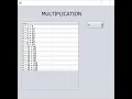 How To Create Multiplication Table In Java Using NetBeans