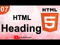 HTML Part07 - HTML Heading HTML Tutorial in Hindi HTML Course Beginners to Advanced Alpha Gyan