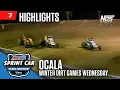 Winter Dirt Games Wednesday USAC Sprints at Ocala Speedway 26 Highlights