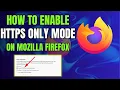 How to Enable HTTPS Only Mode in Firefox Browser