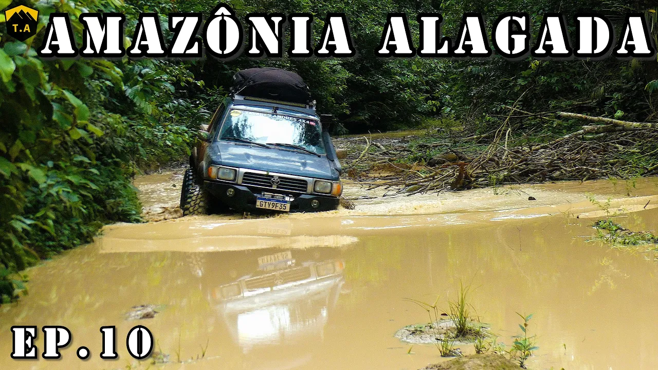 Ep.10 - Expedição Família 4x4 - Rumo ao Paraíso na Floresta - Cachoeira do Aruã