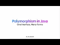 Java for Beginners Polymorphism Learn Java Programming Easily