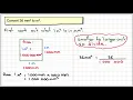 Converting units of area mm squared to m squared