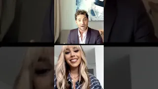 danna paola con david bisbal instagram live