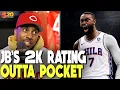 Jeff Teague SHOCKED by Jaylen Brown s NBA 2K27 rating w Philadelphia 76ers Club 520