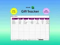 Gift Tracker - Excel
