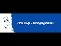 12 Adding Hyperlinks