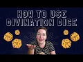 How To Use Astrological Divination Dice