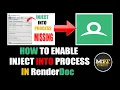 How To Enable Inject Into Process In RenderDoc Full Tutorial In Hindi
