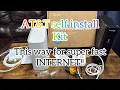 How to install att fiber Internet bgw320 bgw210 AT T dsl self installation