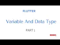 Dart Variable And Data Type Part 1