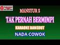 Download Lagu KARAOKE DANGDUT TAK PERNAH BERMIMPI - MANSYUR S (COVER) NADA COWOK