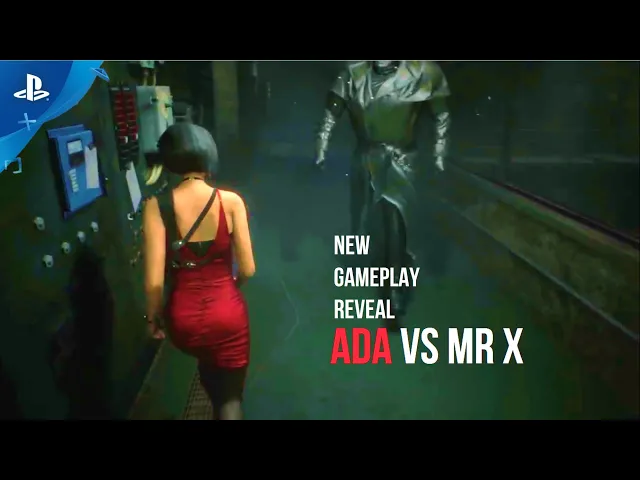 RESIDENT EVIL 2 REMAKE - Ada Wong Vs Mr.X, Leon and Claire New Gameplay
