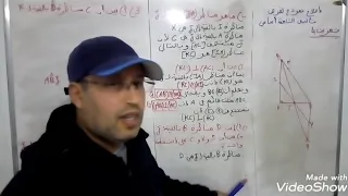 إصلاح تمرين في الهندسة التناظر المركزي لتلاميذ الثامنة أساسي 