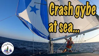 CRASH GYBE AT SEA! Sailing Bohemia Ep. 63