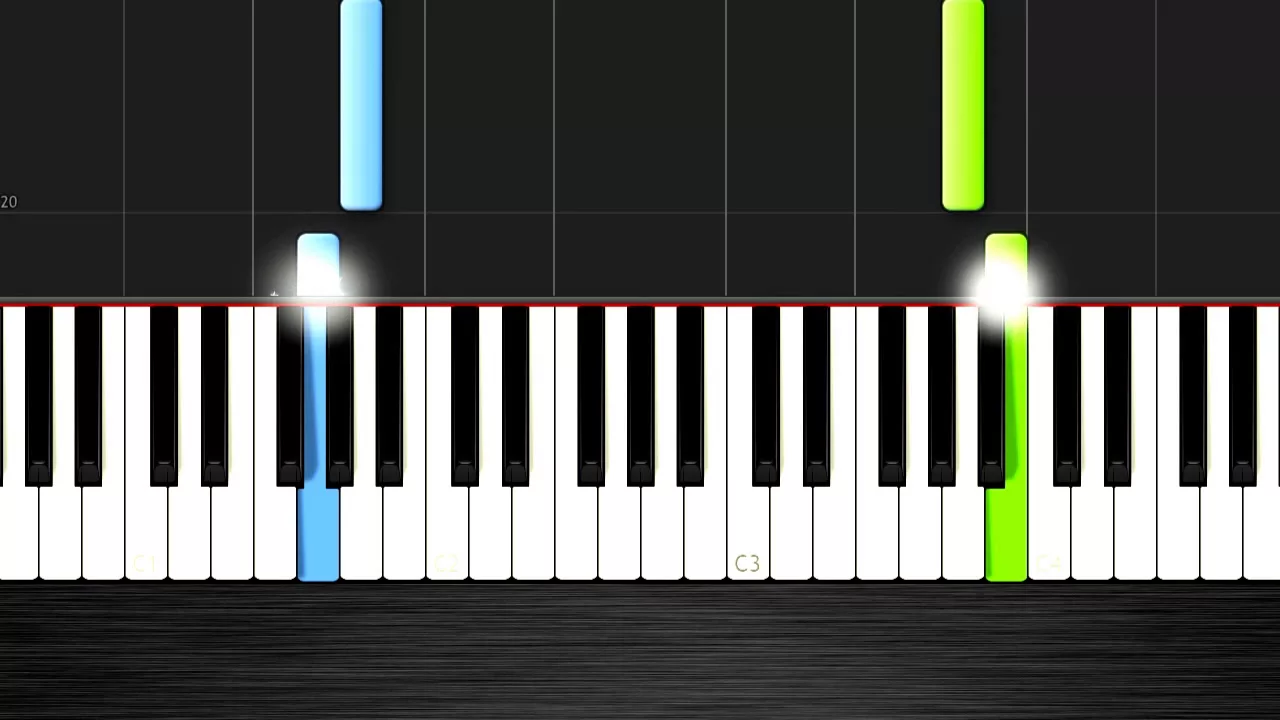 Skyrim Theme - EASY Piano Tutorial by PlutaX - Synthesia