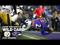 Pittsburgh Steelers vs Baltimore Ravens Game Highlights 2024 Wild Card Game Highlights