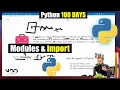 Python Modules and import Statements in Easy Way Python 100 Days